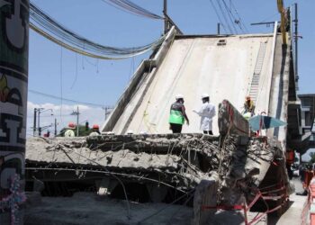 Pandeo de vigas por falta de pernos causó colapso en L12 del Metro