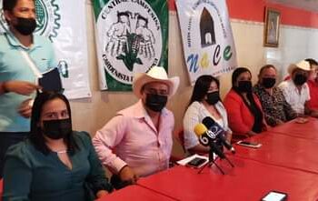 Crean frente común con 5 organizaciones campesinas