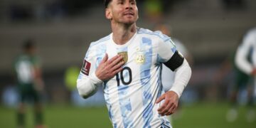 Con Hatrick de Messi Argentina geleó a Bolivia
