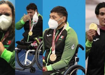 Se llena México de medallas en los paralimpicos