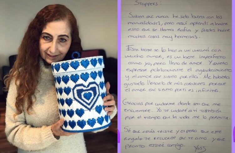 YosStop envía a su madre manualidades desde prisión