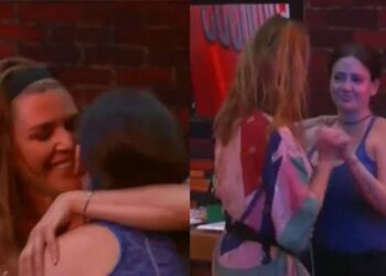 Polémico beso entre Alicia machado y Celia Lora