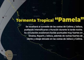 Huracán ‘Pamela’ podría tocar tierra entre Culiacán y Mazatlán