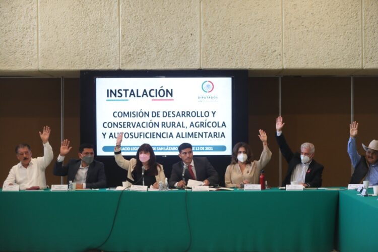 Instalan Comisión de Desarrollo y Conservación Rural, Agricultura y Autosuficiencia Alimentaria