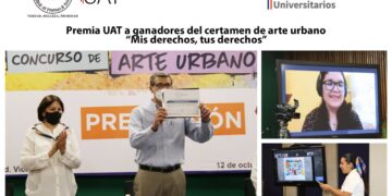 Premia UAT a ganadores del certamen de arte urbano “Mis derechos, tus derechos”