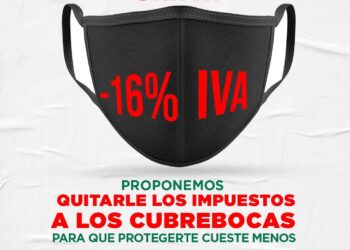 Proponen diputados del PRI exentar del IVA compra de cubrebocas