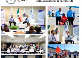 Rector electo de la UAT inicia en Nuevo Laredo visita a universitarios