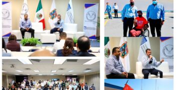 Rector electo de la UAT inicia en Nuevo Laredo visita a universitarios