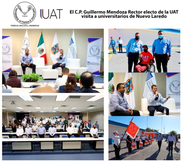 Rector electo de la UAT inicia en Nuevo Laredo visita a universitarios