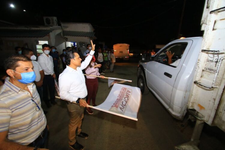 Arranca Gattás con reactivación de servicios de limpieza y alumbrado en Victoria