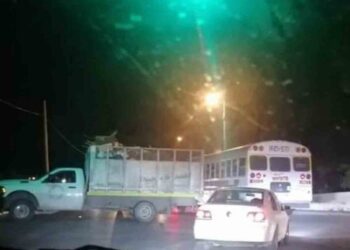 Reportan balaceras, quemas de vehículos y bloqueos en Matamoros