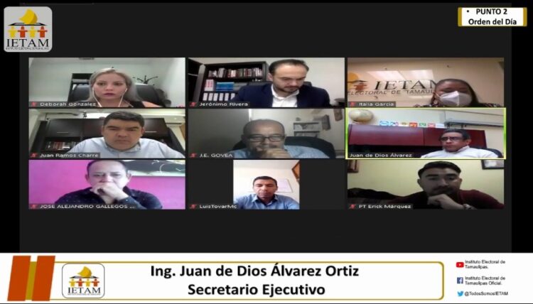 Aprueban IETAM Convenio de Coordinación y Colaboración con INE para elección de gobernador