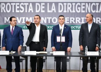 Rinde protesta Erubiel Alonso como dirigente nacional de Movimiento Territorial del PRI