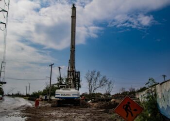 Avanza obra de transformación de la Avenida de las Américas en Matamoros, Tamaulipas 