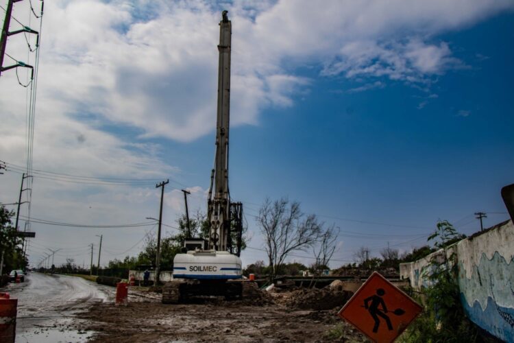 Avanza obra de transformación de la Avenida de las Américas en Matamoros, Tamaulipas