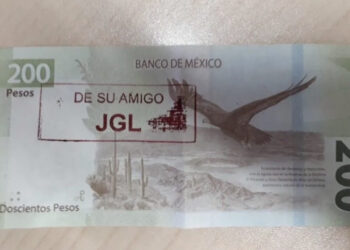 Circulan narcobilletes con iniciales de El Chapo, otra vez, y sí tienen valor