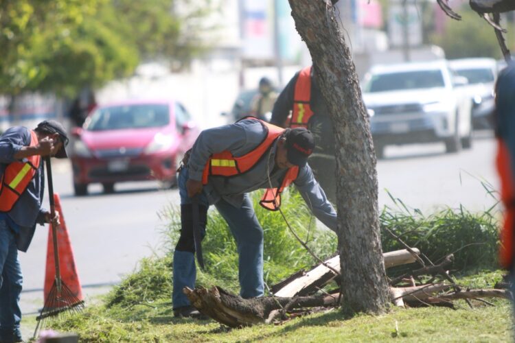 Realiza Ayuntamiento de Victoria jornada de limpieza en áreas públicas