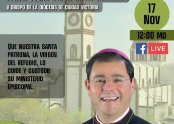 Nuevo Obispo de Victoria tomará posesión el 17 de noviembre