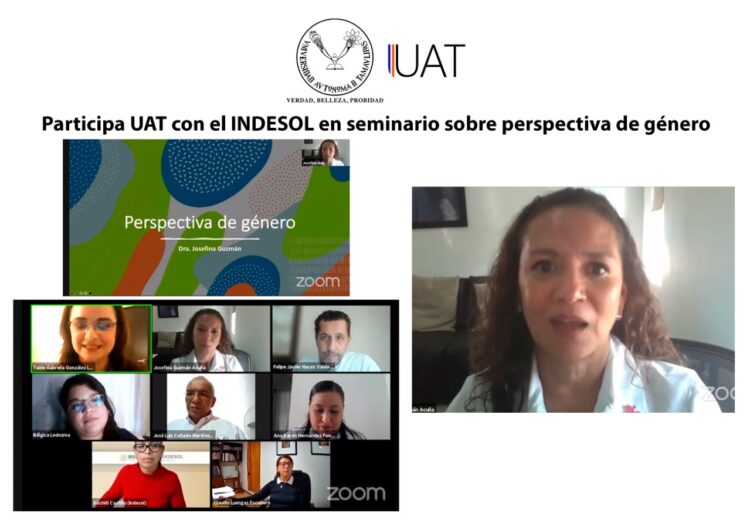 Participa UAT con el INDESOL en seminario sobre perspectiva de género