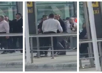 Taxistas pelean y paralizan por 2 horas el servicio en el aeropuerto de palma