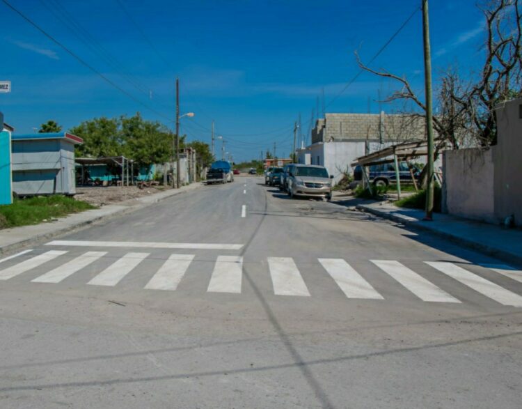 Reconocen líderes de colonias avances delGobierno de Matamoros en pavimentación de accesos