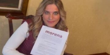 Presenta Maki Ortíz solicitud de registro como aspirante de MORENA