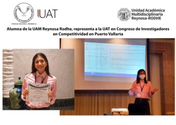Reconocen a estudiante de la UAT en congreso nacional de investigación en competitividad