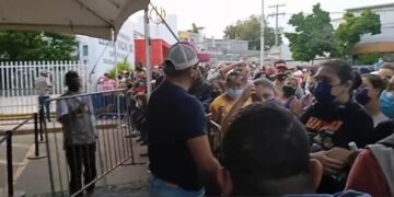 La vacunación continuara mañana.