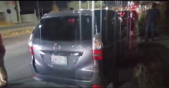 Choque en la avenida Rotaria.