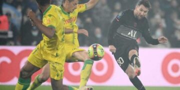 Messi marca su primer gol con el PSG en la Ligue 1