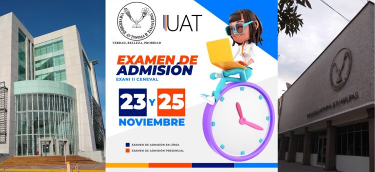 Aplicará UAT examen CENEVAL en modalidades en línea y presencial