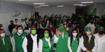 Rinde protesta Comité Municipal del PVEM en El Mante