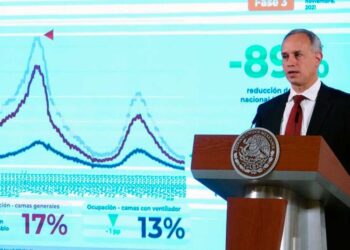 Destaca López-Gatell baja de contagios por covid-19 gracias a vacunas