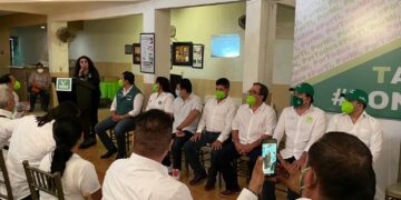 Instalan nueva dirigencia municipal del PVEM en Altamira