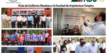 Expone Guillermo Mendoza su proyecto a universitarios de la FADU-UAT
