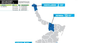 Muere de Covid niña de 12 años en Cd. Mante; 62 contagios más en Tamaulipas