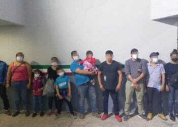 Aseguran en Victoria a migrantes