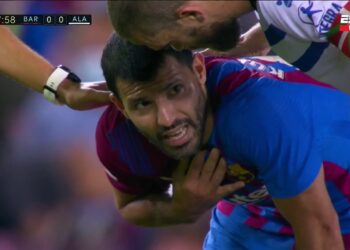 Sergio Agüero es baja para Barcelona