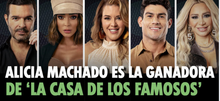 Alicia Machado ganadora de la casa de los famosos