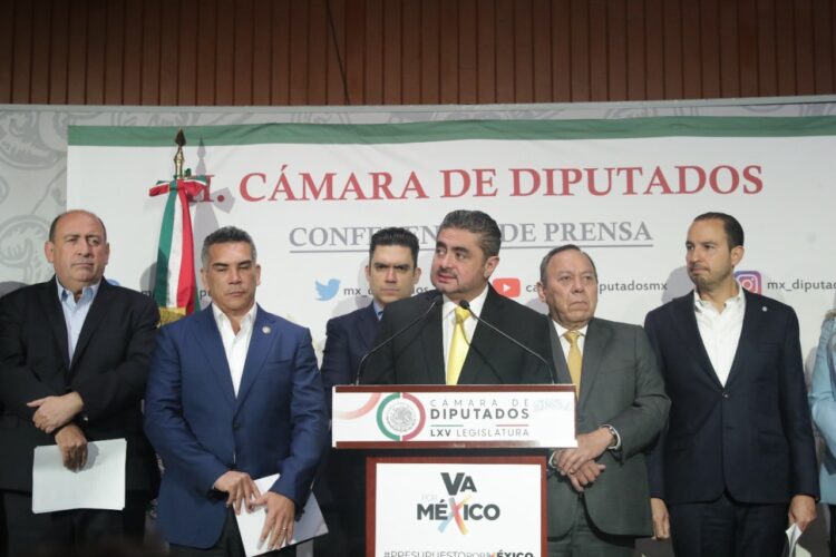 Presentan PAN, PRI y PRD propuesta alterna al Presupuesto de la Federación para el 2022