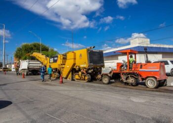 Sin parar las obras en Matamoros activa Alcalde Mario López pavimentación con inversiones