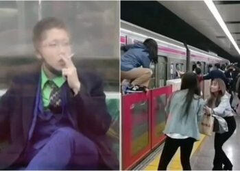 Con disfraz de joker un hombre apuñala a 17 personas en un tren de tokio