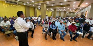 Acude Rodolfo González Valderrama a jornada informativa sobre Programas de Bienestar en Aldama, Soto la Marina y Casas