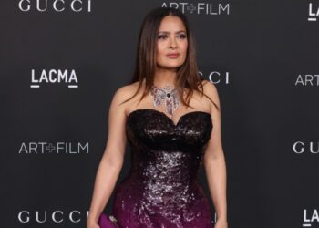 Salma Hayek en gala LACMA Art + Film