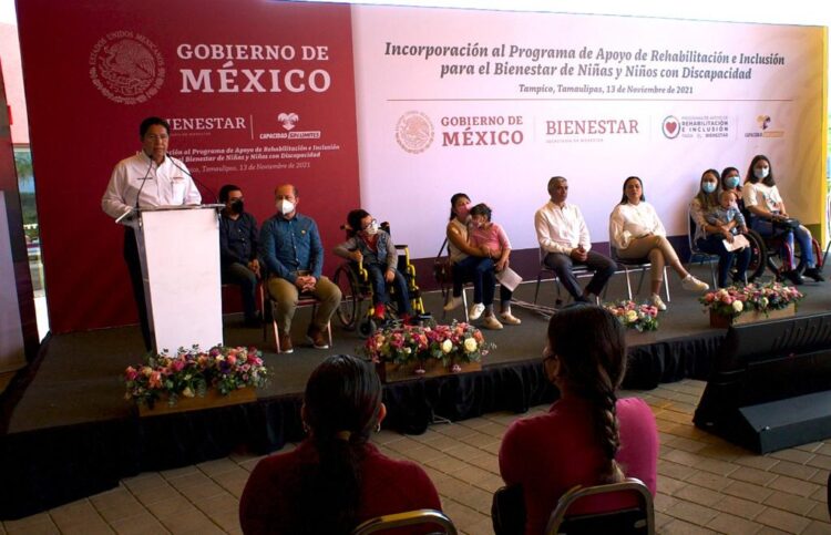 Apoya Gobierno de México a 454 niñas y niños  de Tamaulipas con terapias de rehabilitación