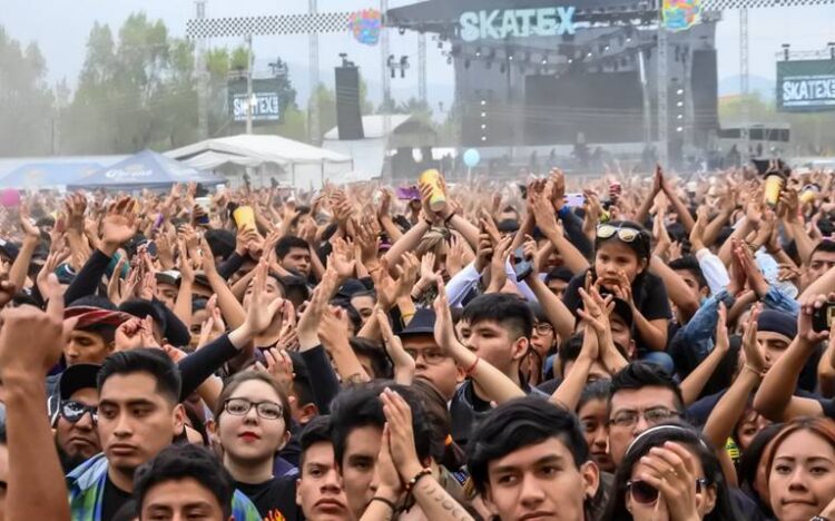 Skatex postpandemia, regresan los conciertos masivos al centro del país.