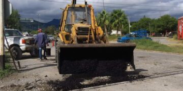 Rehabilitación de calles en la ciudad.