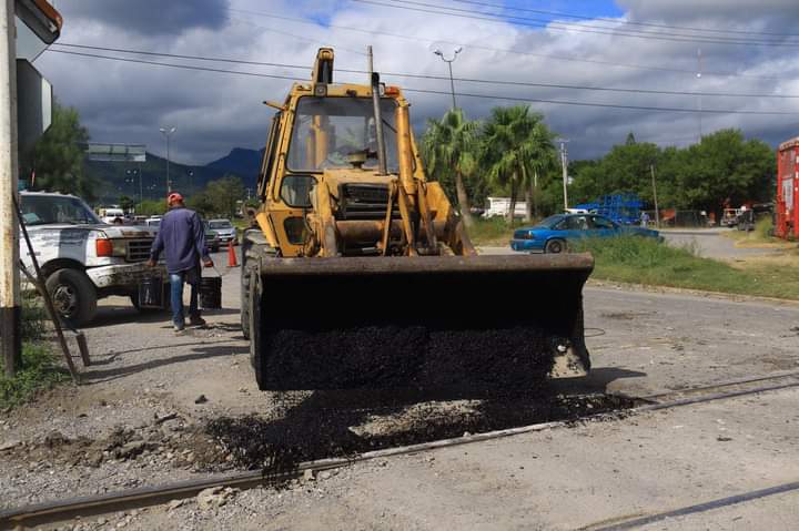 Rehabilitación de calles en la ciudad.