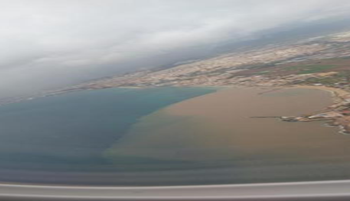 Mancha marrón cubre parte de la Bahía de Palma