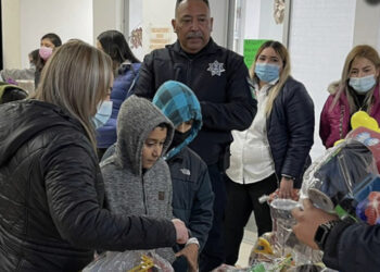 Policía Estatal regaló felicidad